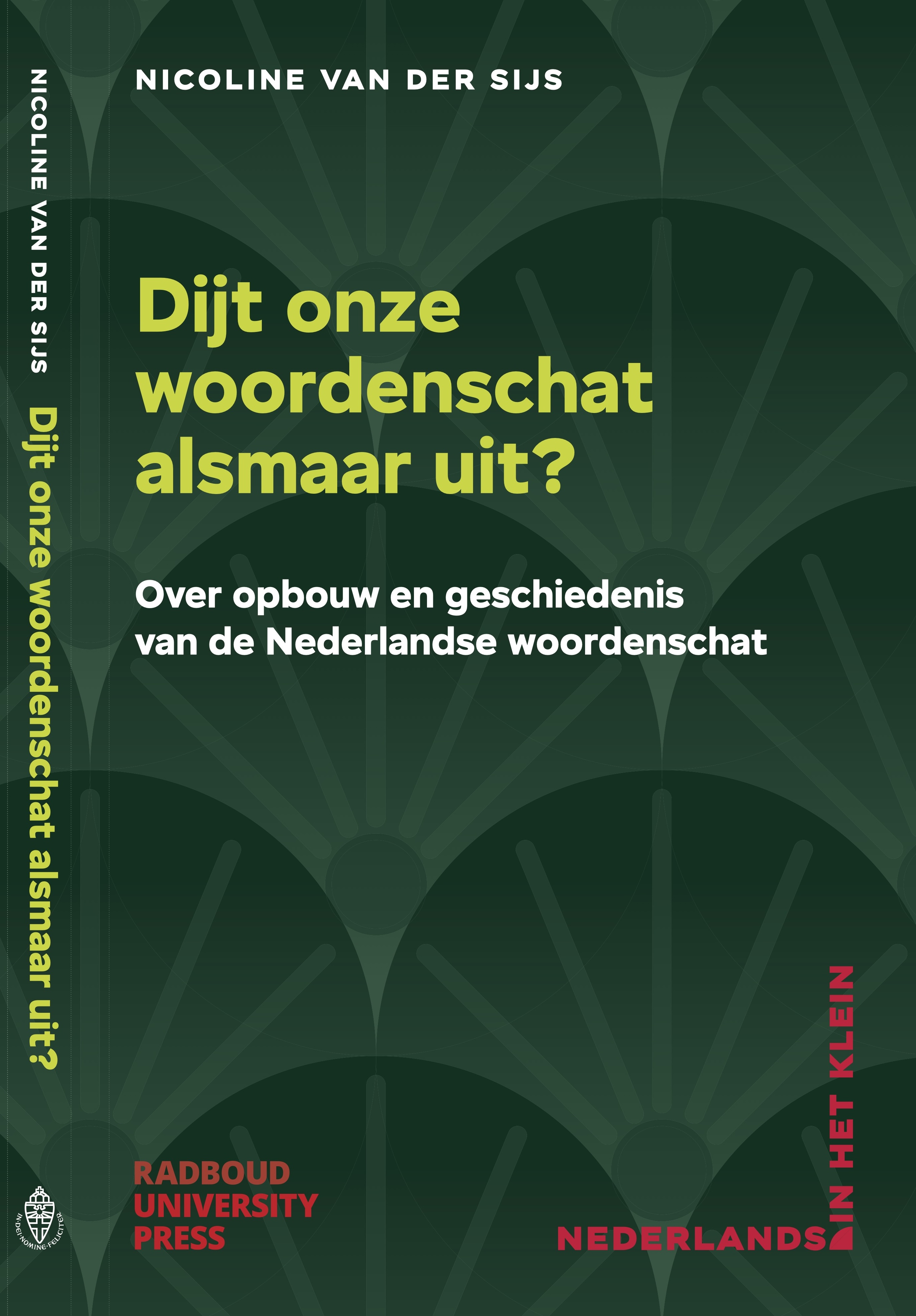 Omslag van het boek 'Dijt onze woordenschat alsmaar uit?'